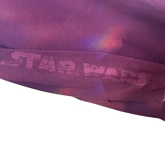 STAR WARS Rebel Alliance Logo Maroon Long Sleeve T-Shirt Cotton Bl. Men's size L - Picture 2 of 4